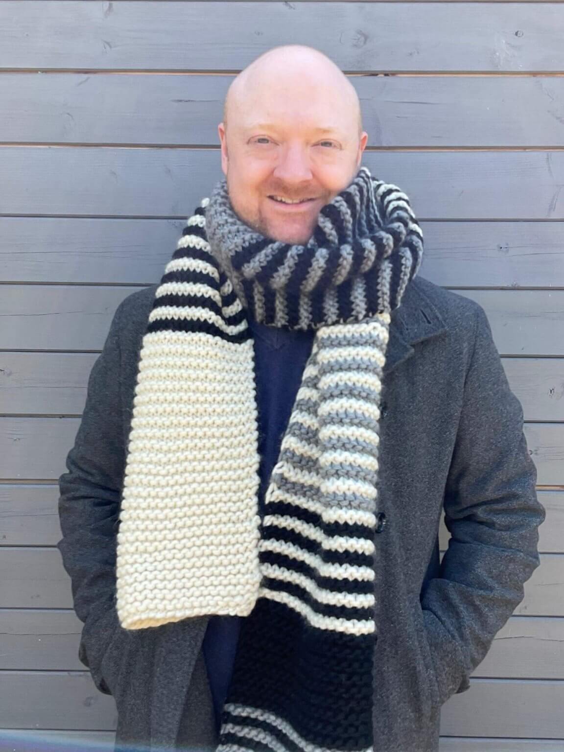 Earn Your Stripes Scarf- Knit Kit - Maggie & Me