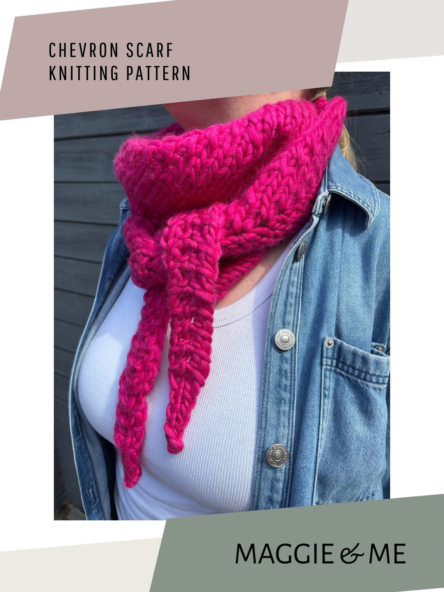 Chevron Scarf- Knit Pattern