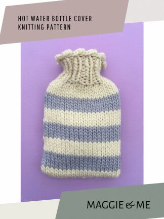 Hot water bottle cover - Knit Pattern