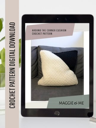 Around the Corner Cushion- Crochet Pattern