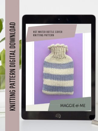 Hot water bottle cover - Knit Pattern