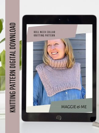 Roll With It- Roll Neck Collar- Knit Pattern